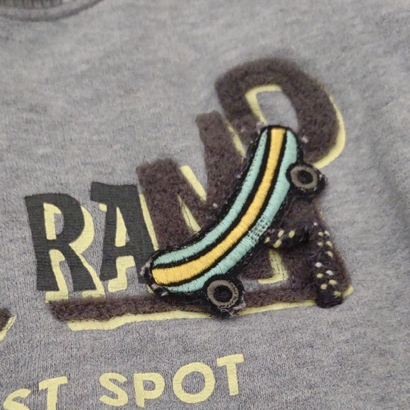 Zara Gray Sweatshirt 18-24 Months - Picture 3 of 5